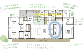 平屋間取り